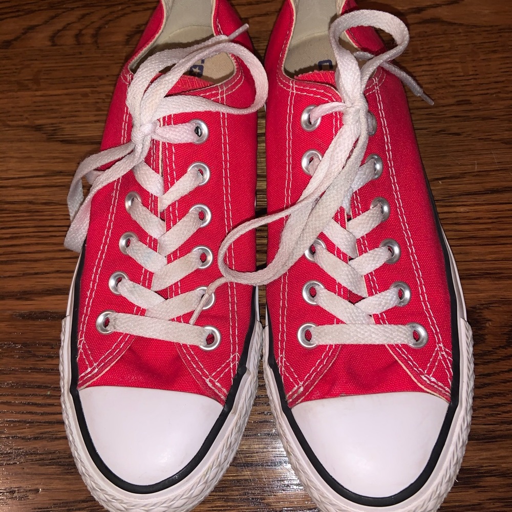 Red Low Top Converse